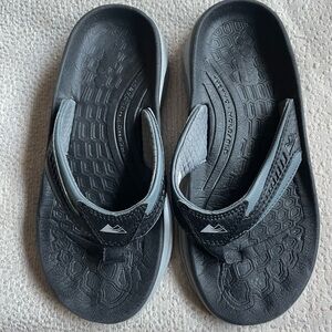 Columbia Montrail Black and Gray Recovery Sandals